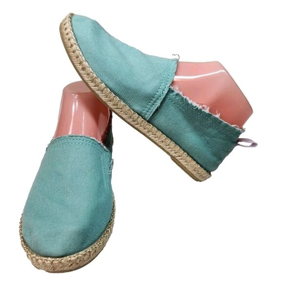 Vionic Beach Womens Size 6 Laguna Canvas Slip On Espadrille Flats Shoes BHFO 289 - Picture 1 of 9